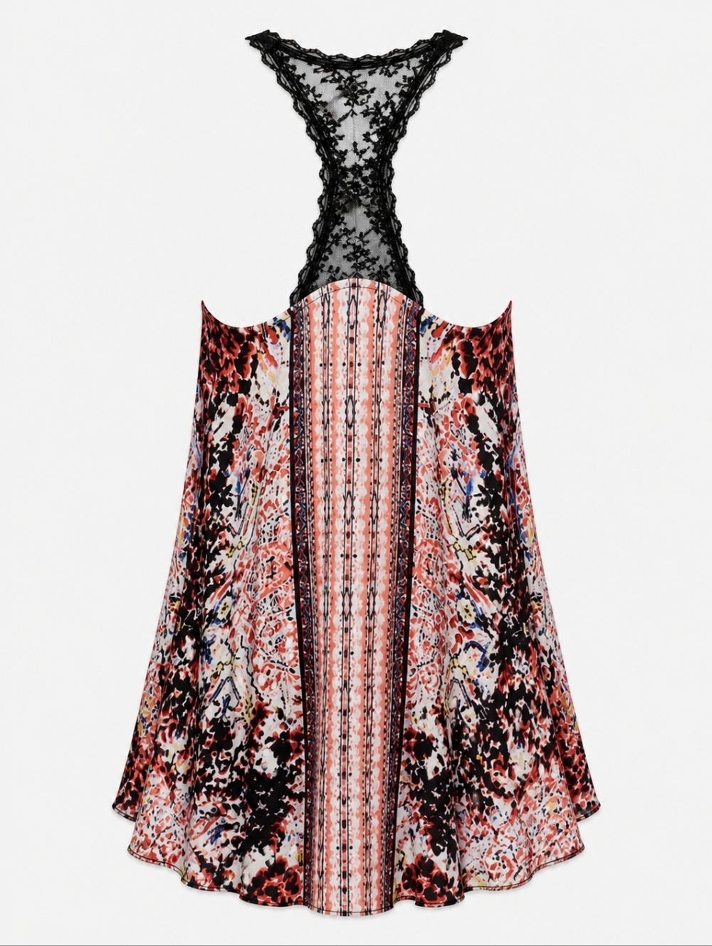 NWT Free People Floral V-Neck Slip Dress in Multicolor Size M - Picture 8 of 8